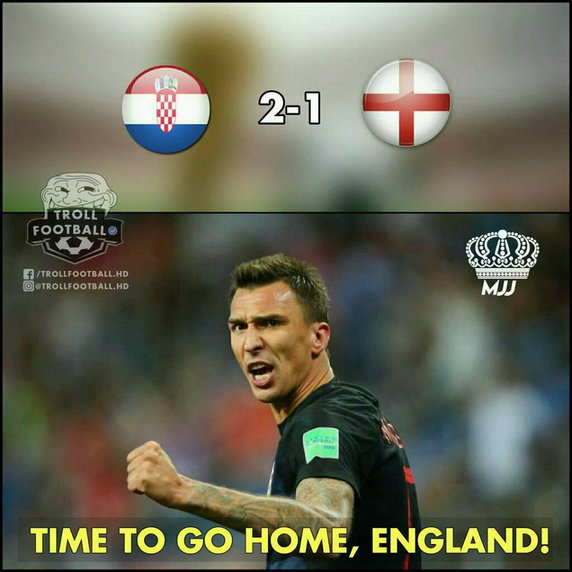 Mudial 2018: memy po meczu Chorwacja-Anglia