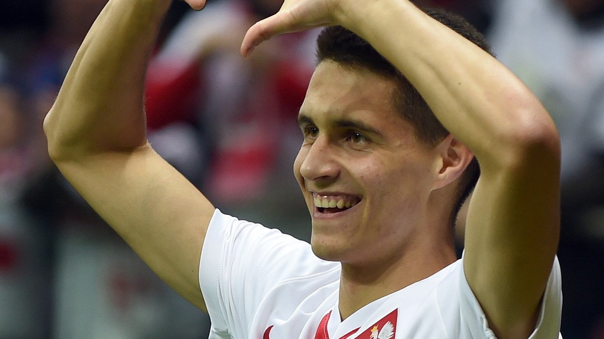 Bartosz Kapustka, fot. AFP PHOTO / JANEK SKARZYNSKI