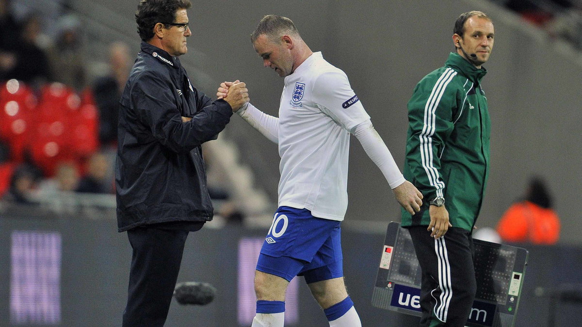 Fabio Capello i Wayne Rooney