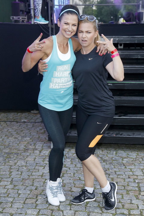 Anna Lewandowska i Katarzyna Bujakiewicz