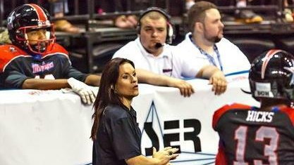 Jen Welter - first female coach in the NFL