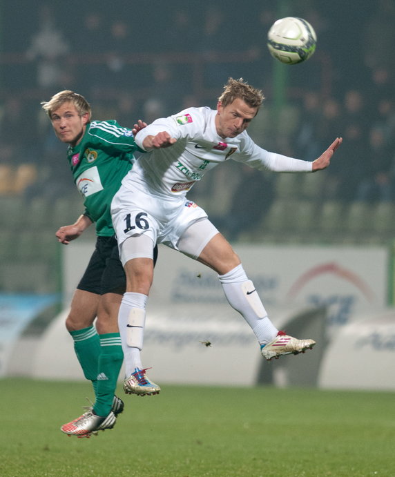 PIŁKARSKA EKSTRAKLASA GKS BEŁCHATÓW KONTRA POGOŃ