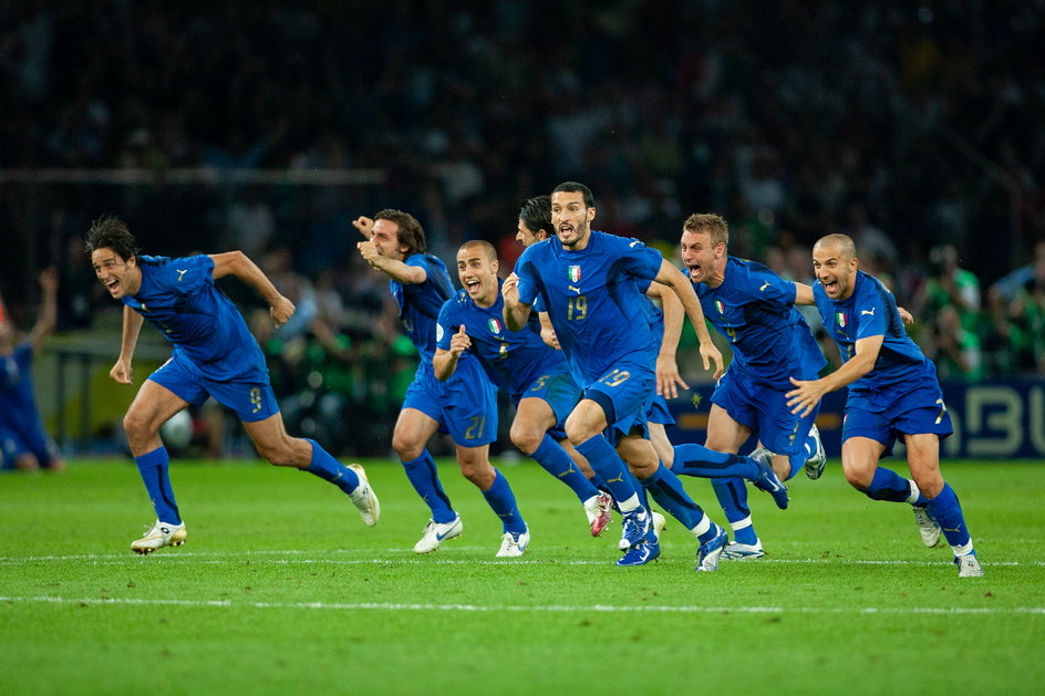 Radość Włochów po zwycięstwie w finale