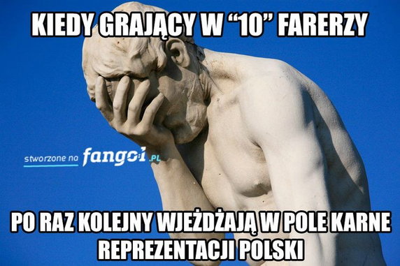 Memy po meczu Wyspy Owcze — Polska