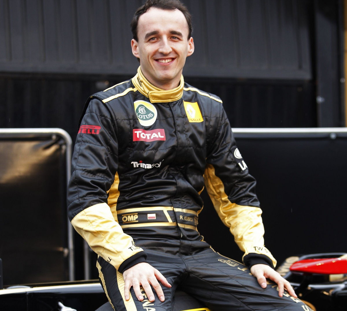 Robert Kubica i nowy bolid Lotus Renault