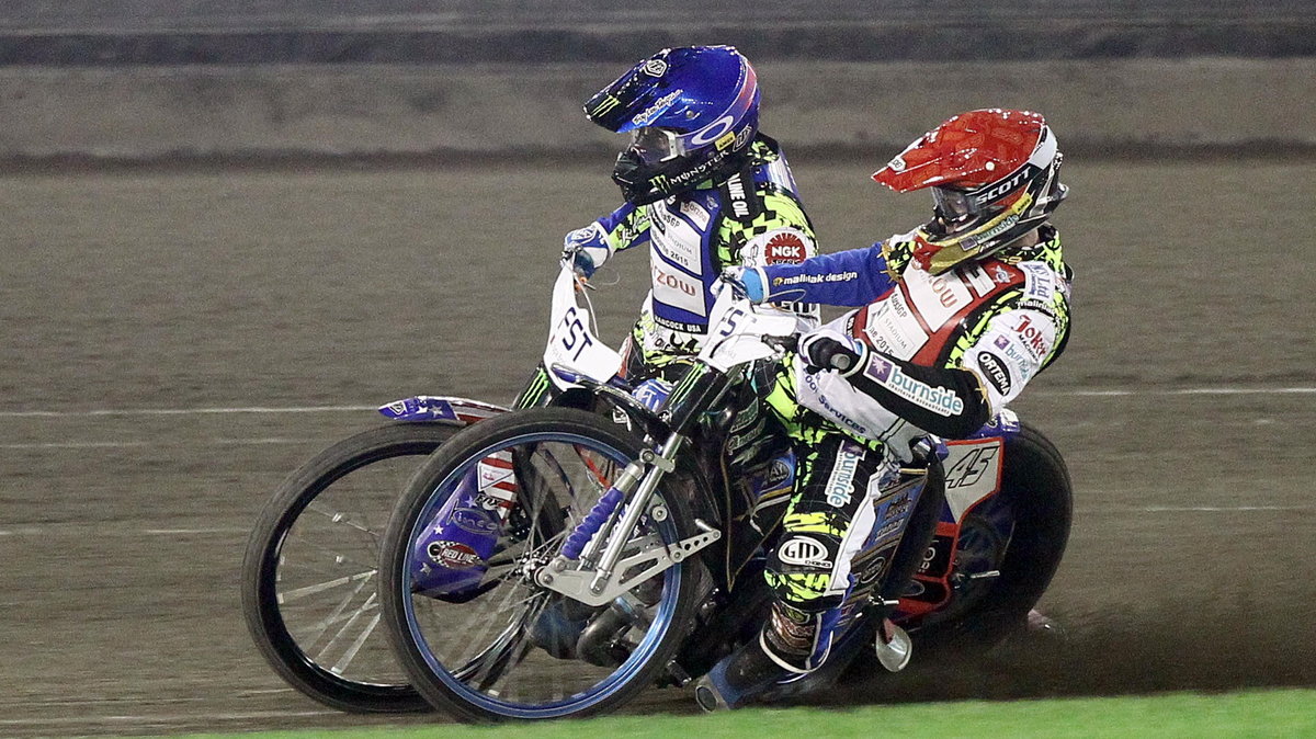 Greg Hancock (z lewej) i Jason Doyle