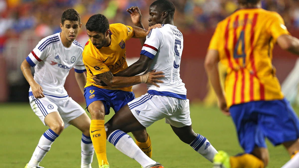 Kurt Zouma, Luis Suarez, Chelsea Londyn, Barcelona, International Champions Cup