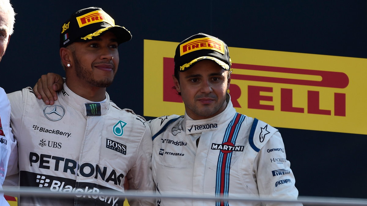 Lewis Hamilton (po lewej) i Felipe Massa (2015 r.)