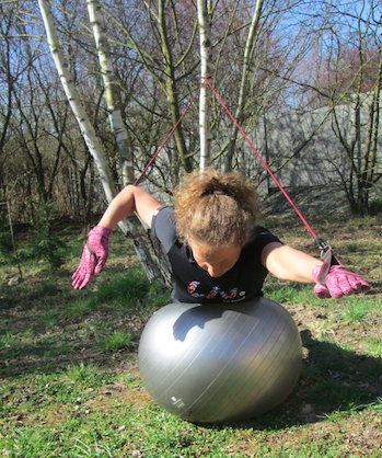 Ewa Bugdoł – trening pływacki na sucho