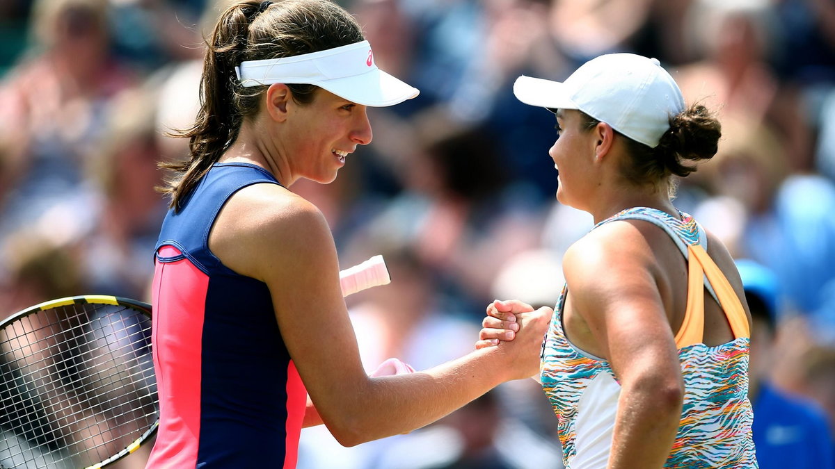 Johanna Konta rozpędza się na trawie