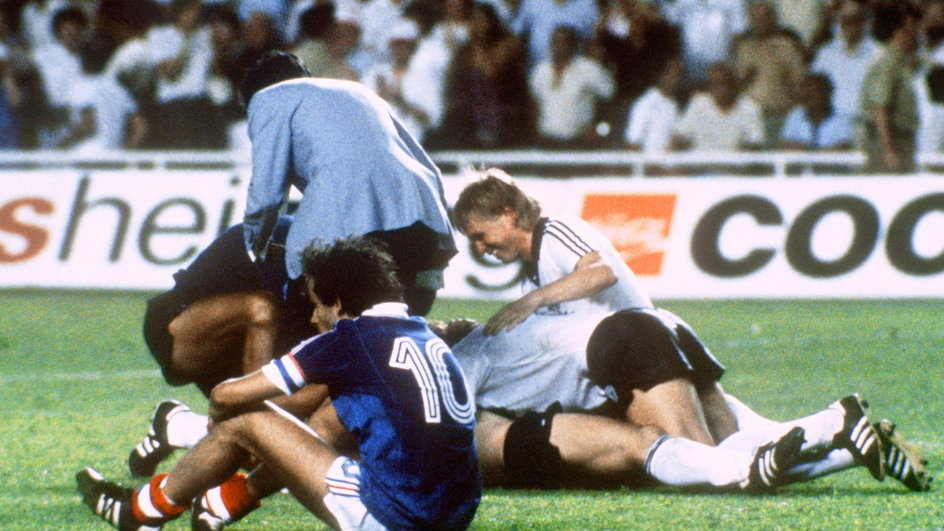 1982 Hiszpania: RFN - Francja 3:3 (5:4 po karnych)