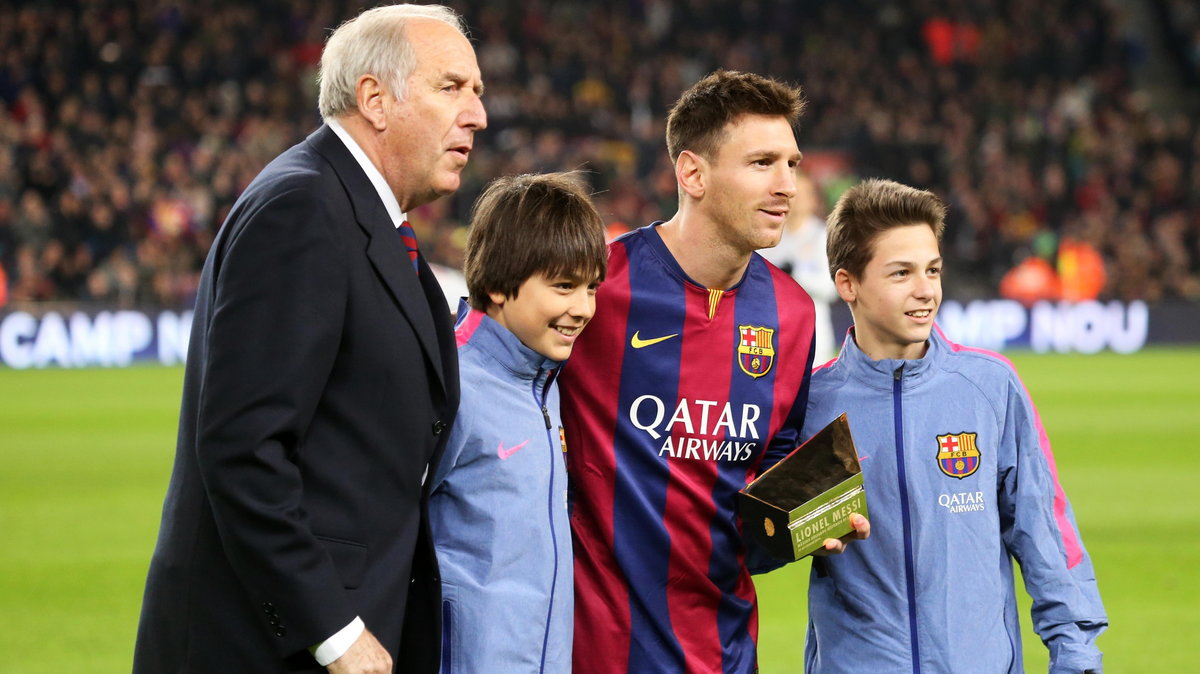 Carles Rexach i Leo Messi