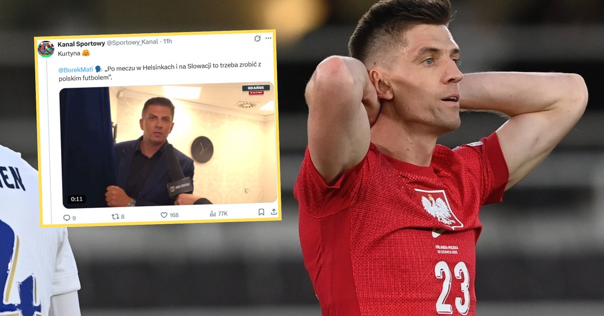 Mateusz Borek wymownie ocenił kondycję polskiej piłki. Użył dekoracji