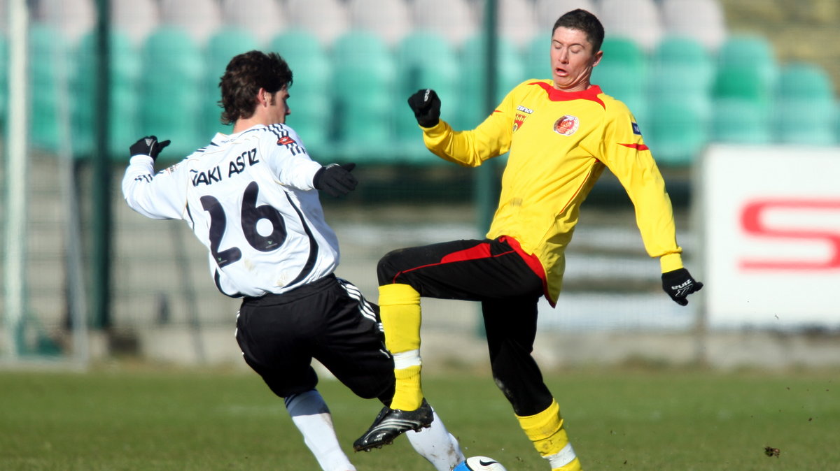 Robert Lewandowski w barwach Znicza Pruszków