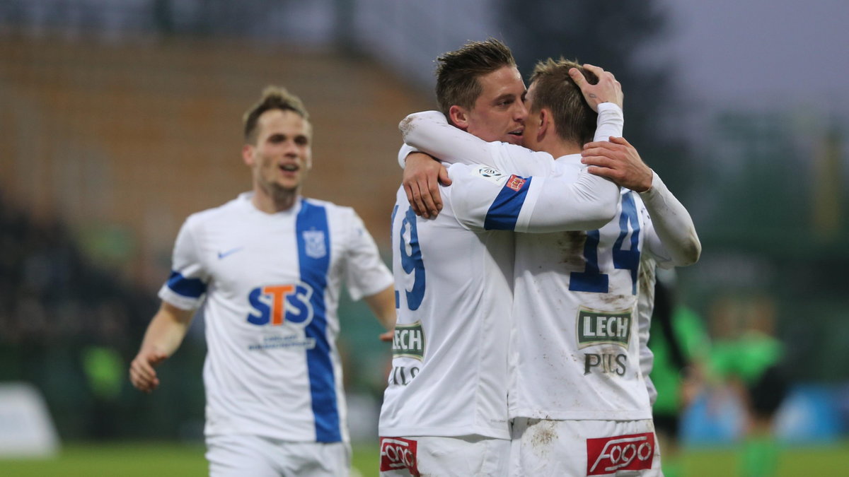 09.04.2016 GORNIK LECZNA - LECH POZNAN EKSTRAKLASA PILKA NOZNA