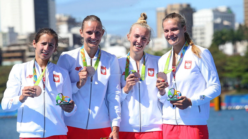 Maria Springwald, Joanna Leszczyńska, Agnieszka Kobus i Monika Ciaciuch.