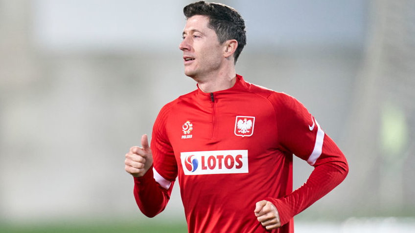 Robert Lewandowski nadal nie trenował z drużyną