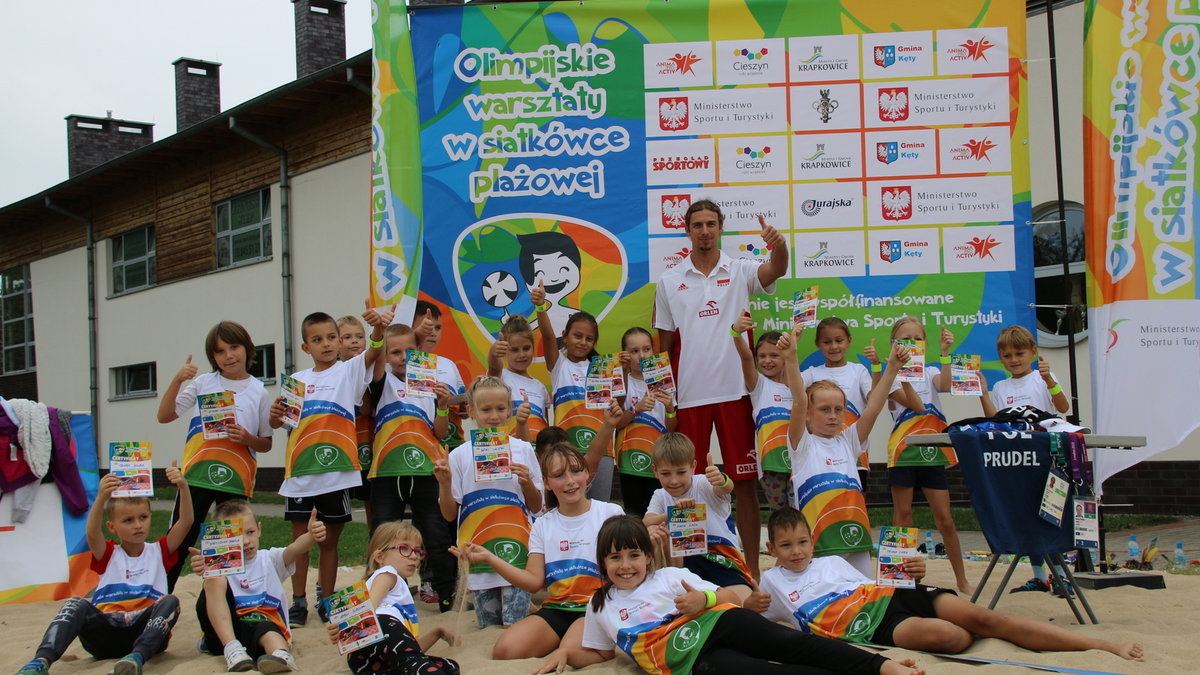 czwarta edycja „Olimpijskich warsztatów w siatkówce plażowej.