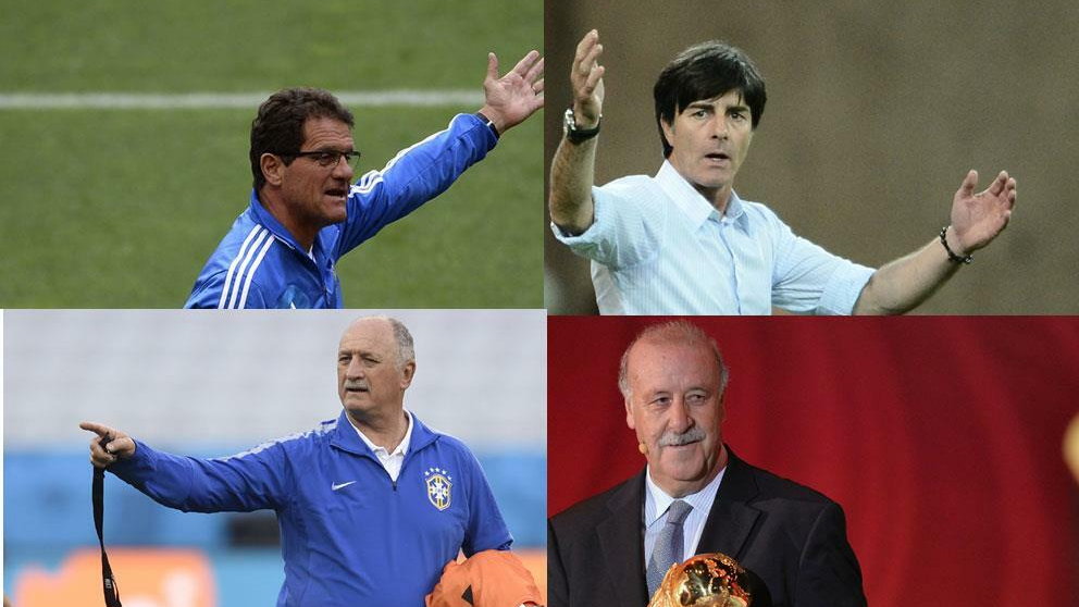 Cappelo, Loew, Scolari, Del Bosque