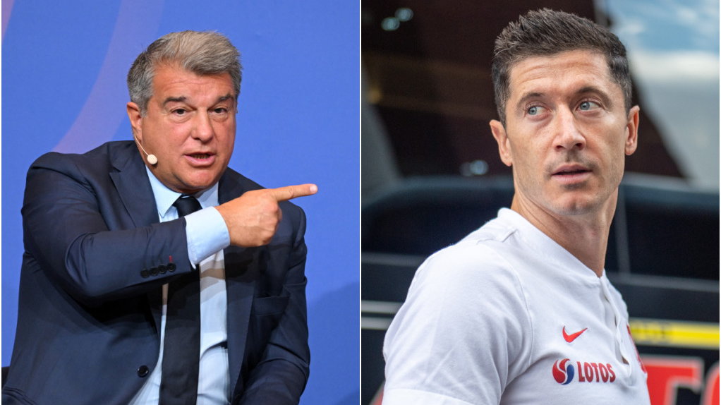 Joan Laporta i Robert Lewandowski