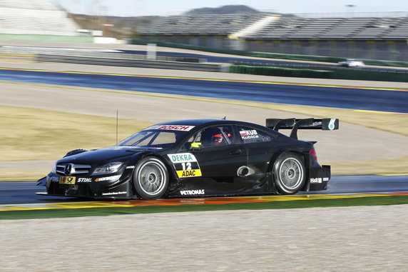 Robert Kubica testuje Mercedesa serii DTM