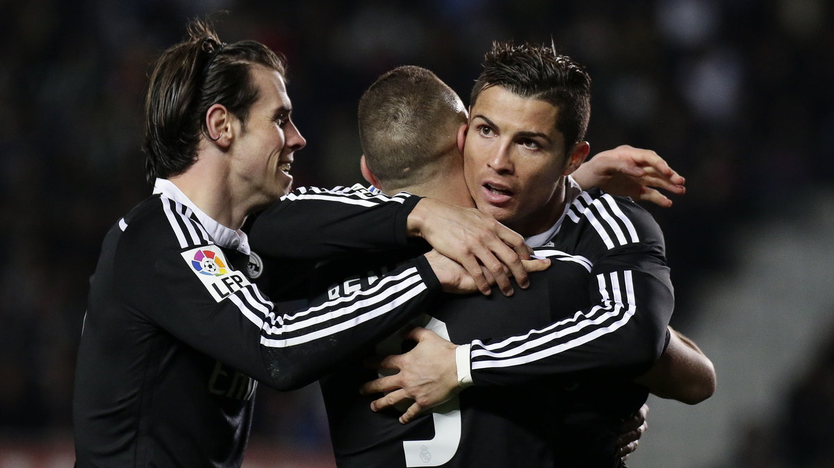 Gareth Bale, Karim Benzema i Cristiano Ronaldo