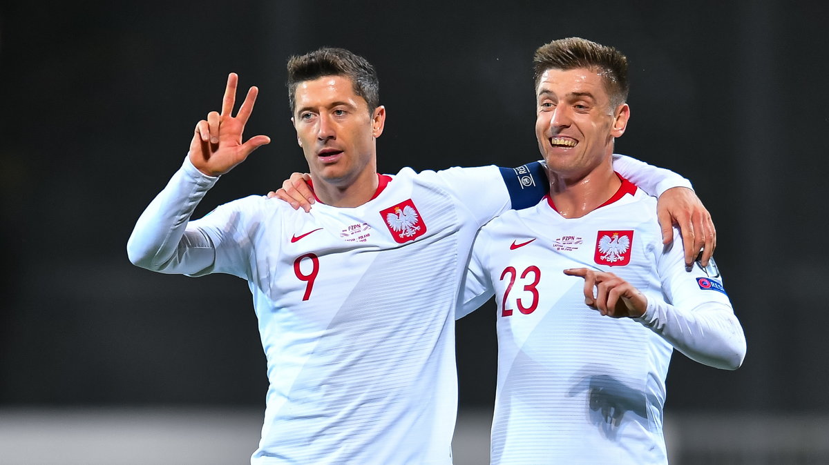 Robert Lewandowski i Krzysztof Piątek