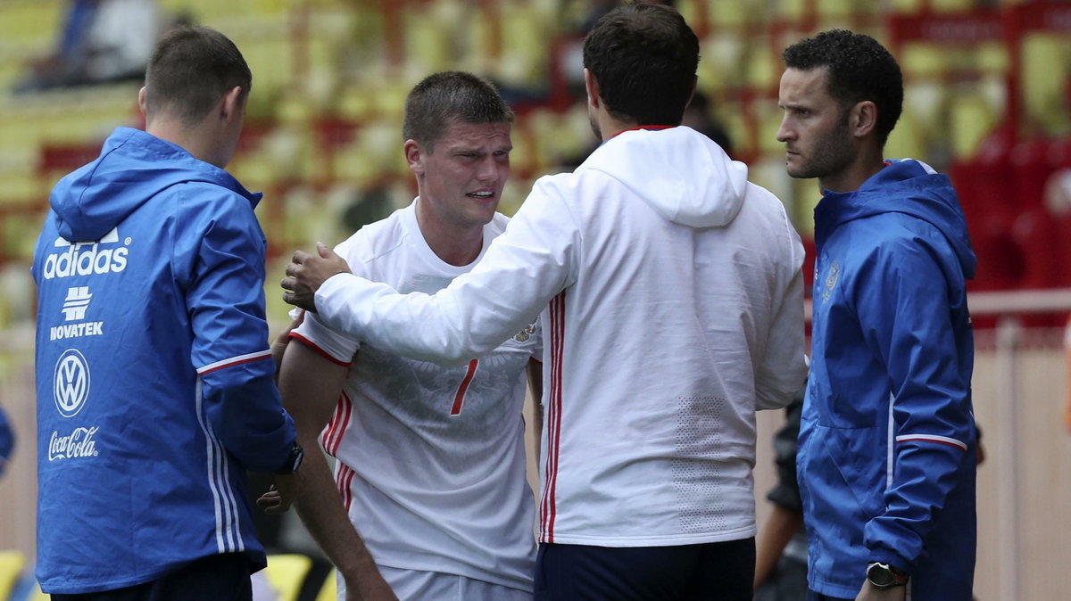 Russia vs. Serbia friendly football match