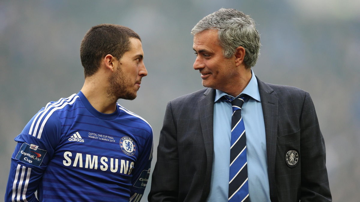 Eden Hazard i Jose Mourinho