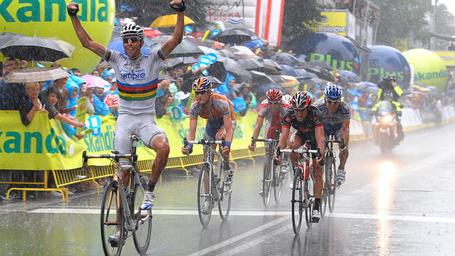 Kolarze na trasie Tour de Pologne