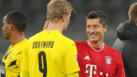 Erling Haaland i Robert Lewandowski