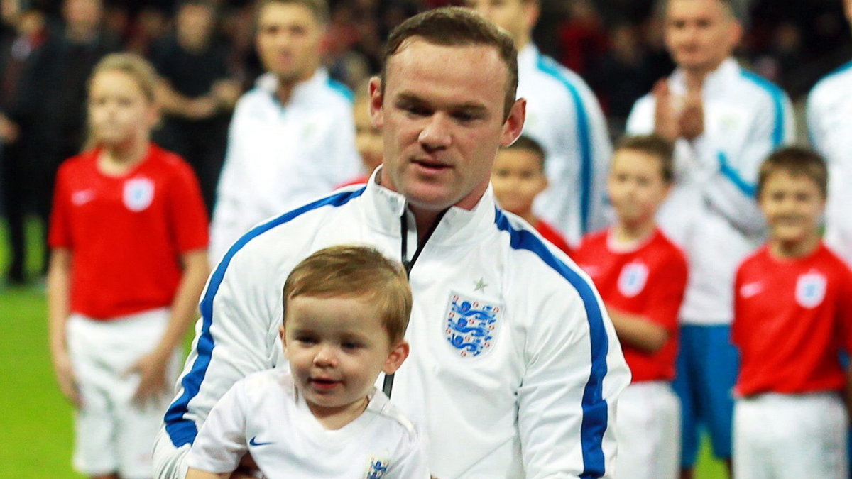 Wayne Rooney z synami 