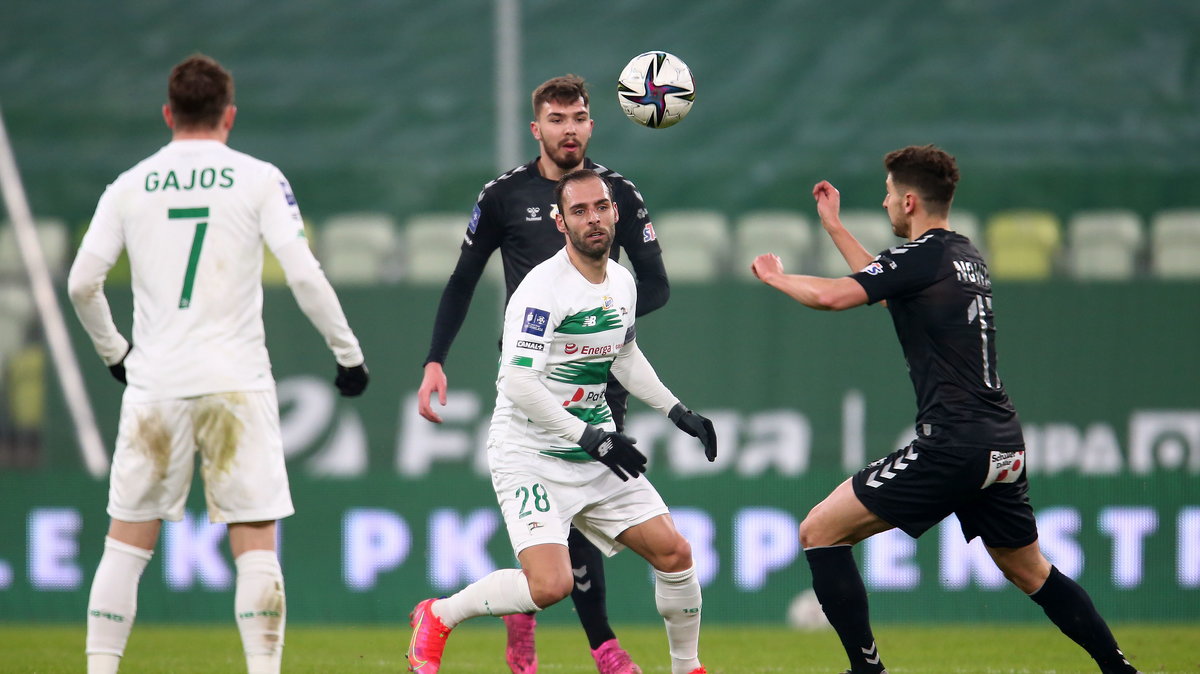 Flavio Paixao i Maciej Gajos (Lechia Gdańsk)