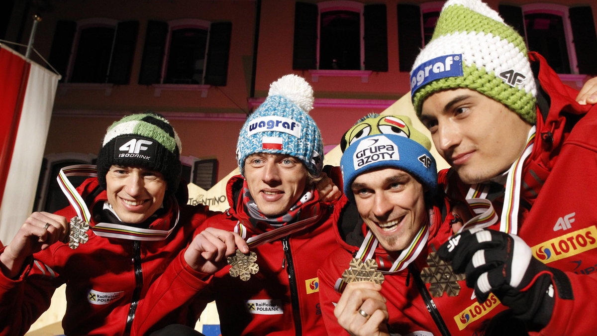 Kamil Stoch, Dawid Kubacki, Piotr Żyła i Maciej Kot