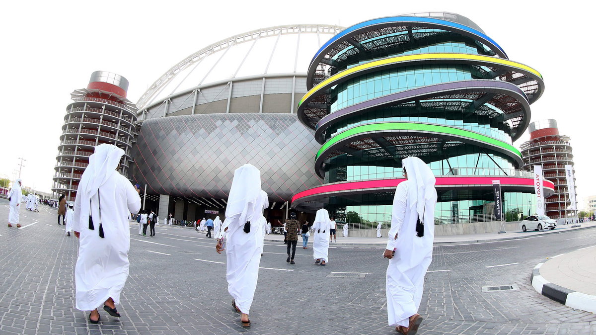  Khalifa International Stadium w Dausze - jedna z aren MŚ 2022