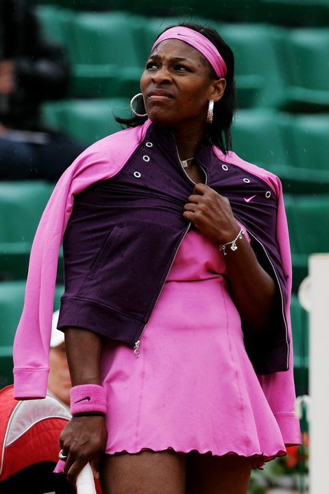  Serena Williams podczas French Open 2007