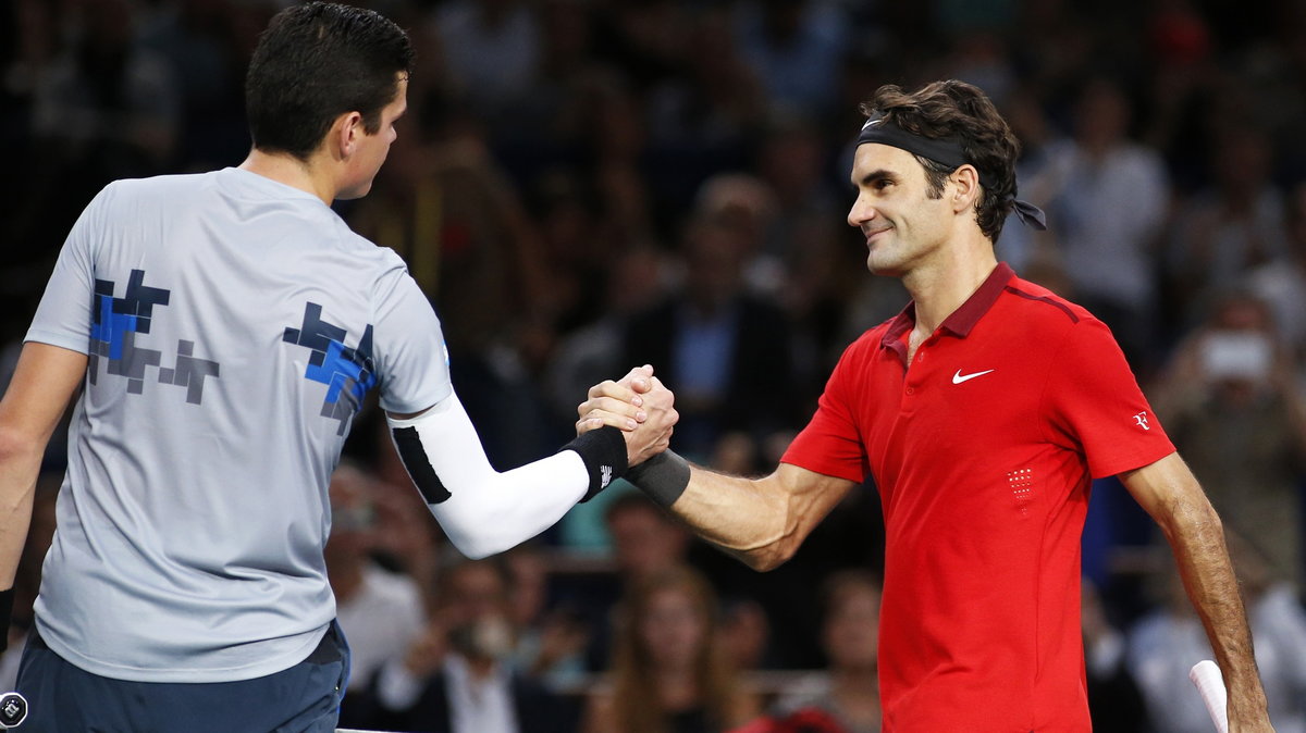 Milos Raonic i Roger Federer