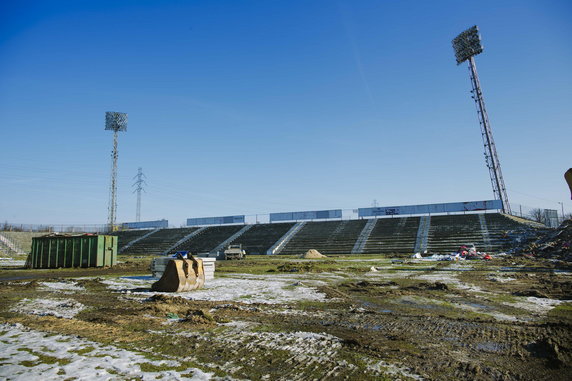 Rozbiórka stadionu Widzewa Łódź