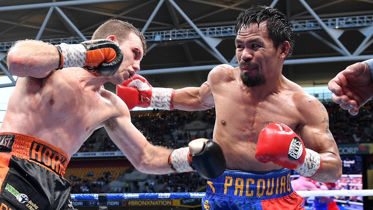 Pacquiao - Horn boxing match