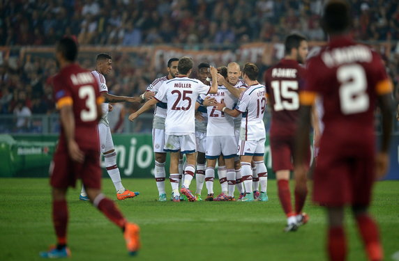 9. Roma – Bayern 1:7, 21.10, faza grupowa Ligi Mistrzów