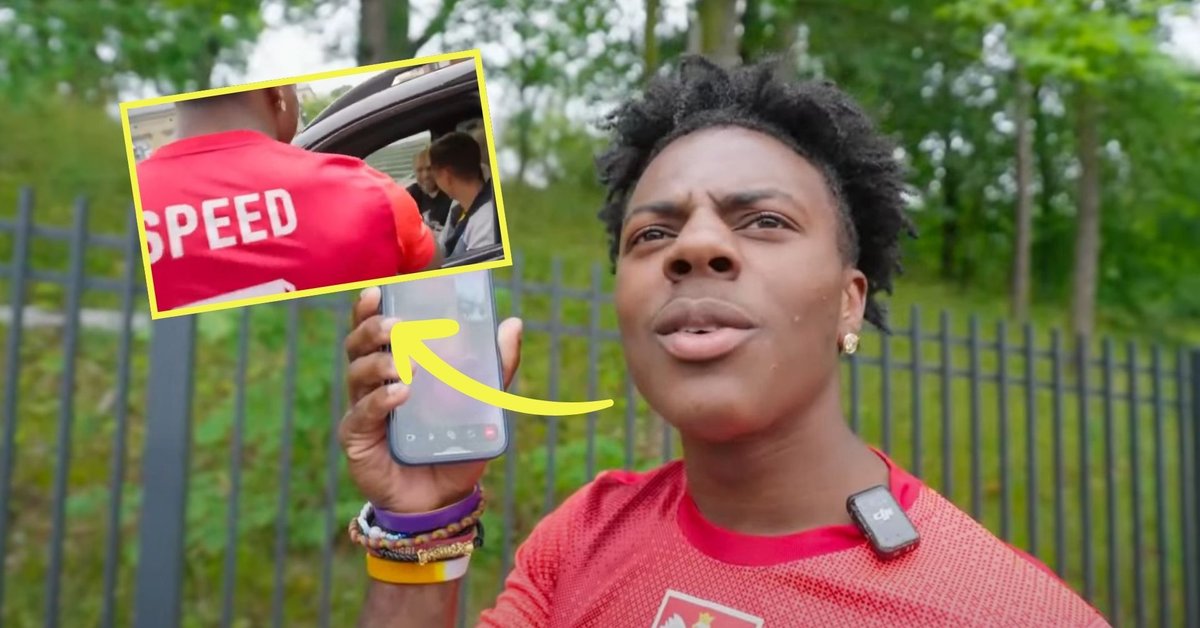 IShowSpeed jest już w Polsce. I od razu spotkał... reprezentanta Polski