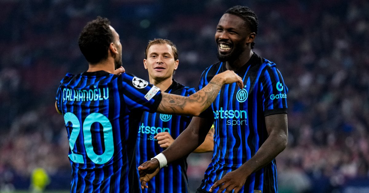 Dwa gole w pięć minut! Inter bezlitosny dla Ajaxu. Jeden bohater