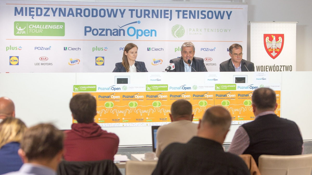 Konferencja prasowa przed Poznań Open