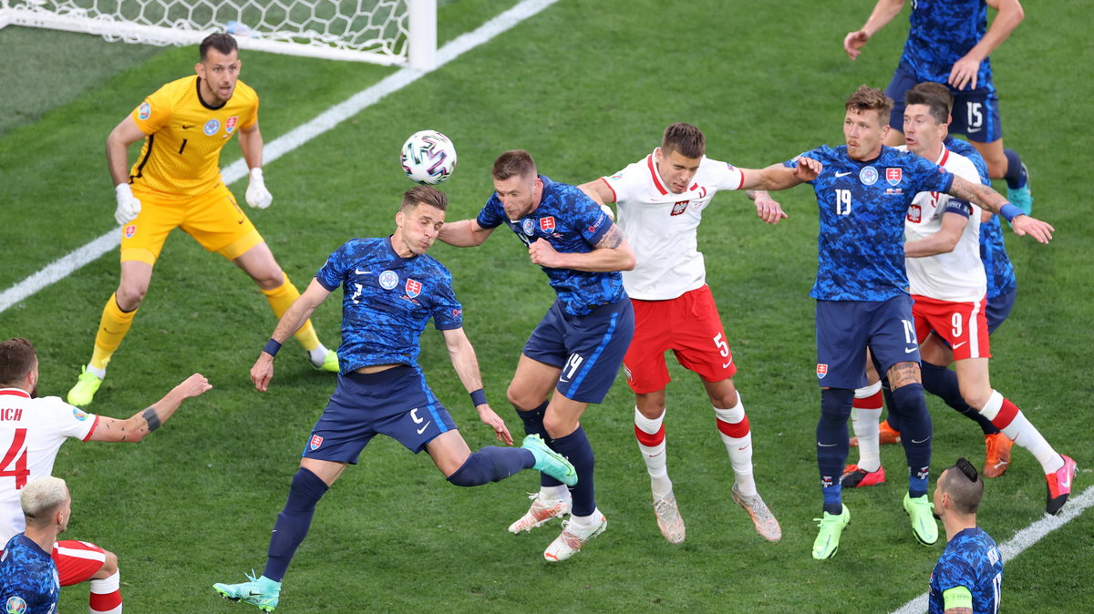 14.06.2021 POLSKA - SLOWACJA UEFA EURO 2021 PILKA NOZNA