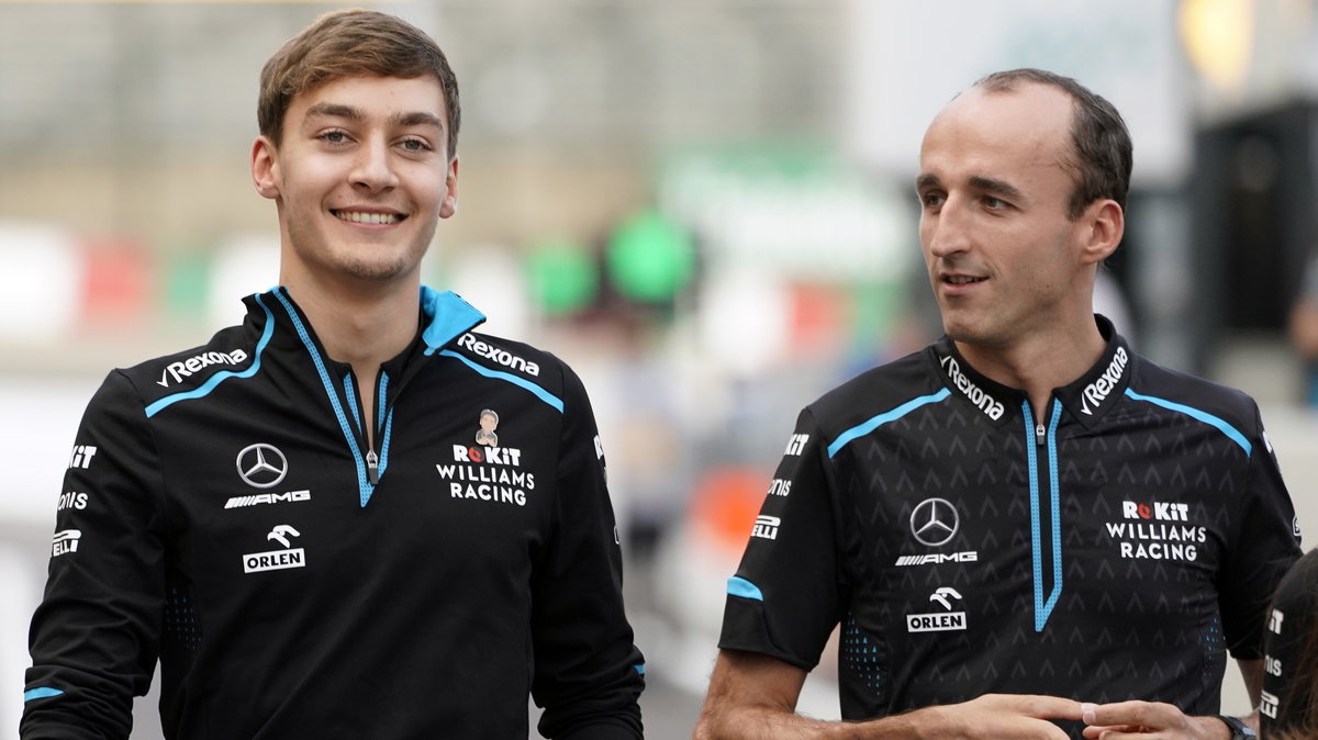 George Russell i Robert Kubica