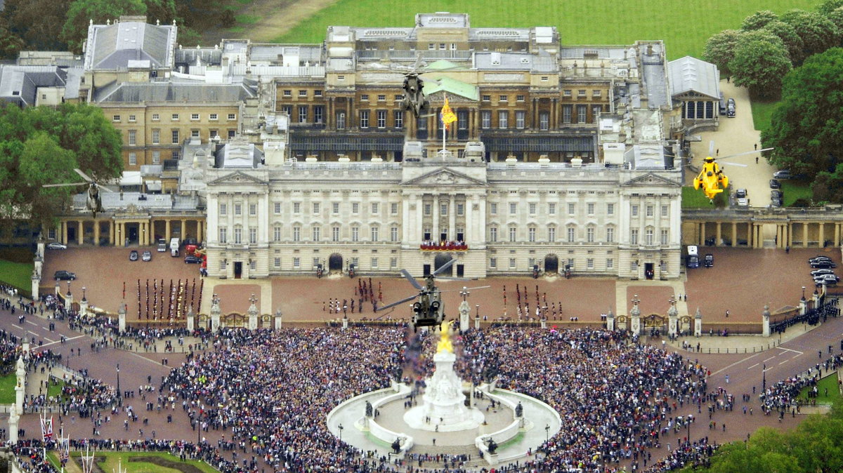 Horse Guards Parade z lotu ptaka