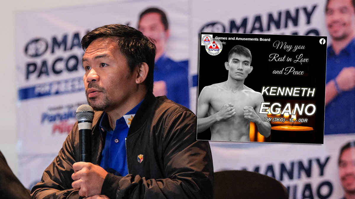 Manny Pacquiao poruszony śmiercią Kennetha Egano