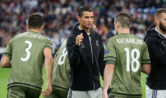 Cristiano Ronaldo i Michał Kucharczyk 