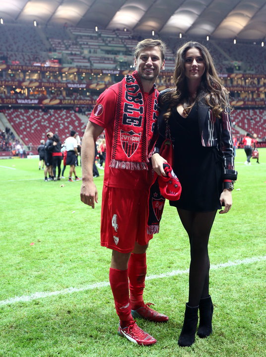 Grzegorz Krychowiak i Celia Krychowiak