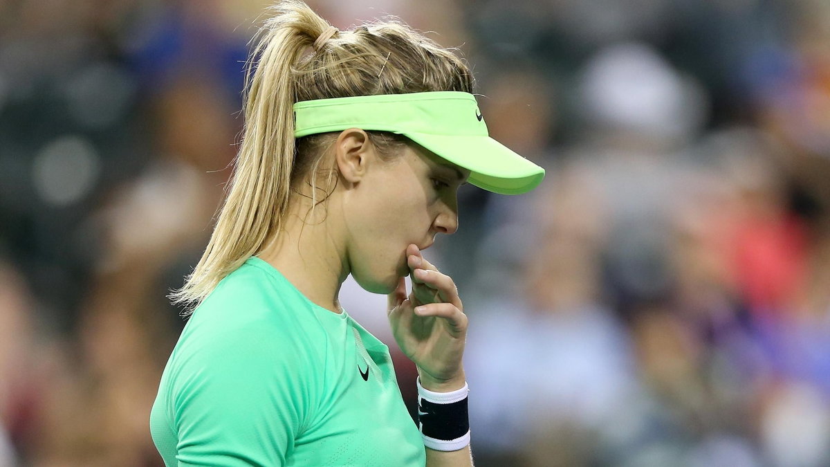 Rozczarowująca wpadka Eugenie Bouchard